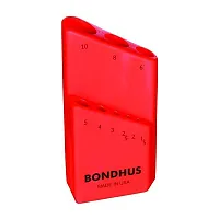 Bondhus Metric Replacement Hex Key Case - 1.5Mm To 10Mm (Holds 9 Tools)