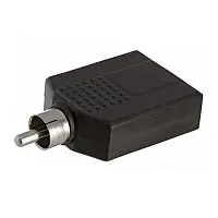 Cmple 181-N RCA Plug to 2x6.35mm Mono Jack Adapter