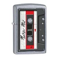 Zippo Cassette Tape - Street Chrome