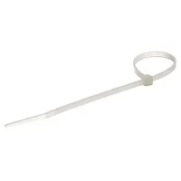Cmple 220-N 8? 40-lbs Cable Tie, Pack of 100 - White