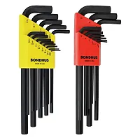Bondhus Metric/Sae Hex Long L-Key Double Set (22 Piece)
