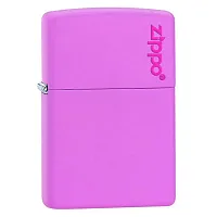 Zippo Windproof Lighter Pink Matte With Zippo Logo