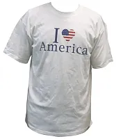 I Heart America T-Shirt L 2695L