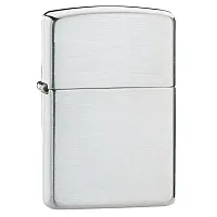 Zippo Windproof Lighter Armor?? Brushed Sterling Silver