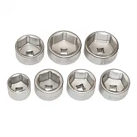 Oem Tools 27197 3/8 Inch Drive Oil Filter Removal Socket Set 7-P