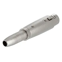 Cmple 276-N 3P XLR JAck to 6.35mm Stereo Jack Adapter