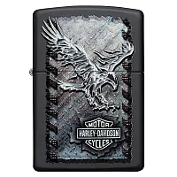 Zippo Harley-Davidson Iron Eagle Black Matte