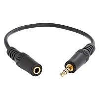 Cmple 300-N Stereo Audio Headphone Extension Cable 3.5mm - 6 Inc