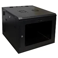 Cmple Wavenet - 9U Server Wall Mount Cabinet, 24-Inch Depth, Swing-Out Network E