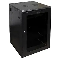 Cmple Wavenet - 18U Server Wall Mount Cabinet, 24-Inch Depth, Swing-Out Double S