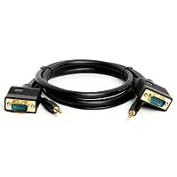 Cmple 301-N SVGA Super VGA HD15 M/M cable w/ 3.5mm Stereo Audio 
