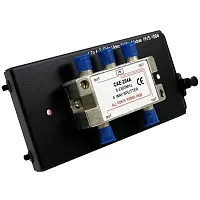 Cmple Wavenet 4-Way Coaxial Cable Splitter Module With Metal Bracket, Bi-Directi