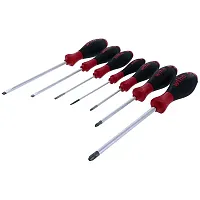 Wiha Softfinish Slotted And Phillips Screwdriver Set - 7 Piece Set