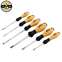 Wiha Esd Safe Softfinish Slotted/Phillips Screwdriver (6 Piece Set)