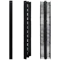 Cmple Wavenet DoubleSided Vertical Cable Manager - Finger Duct With Cover For 45