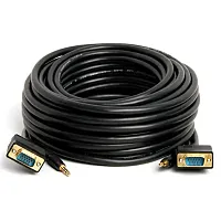 Cmple 306-N SVGA Super VGA HD15 M/M cable w/ 3.5mm Stereo Audio 