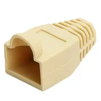 Cmple 307-N RJ-45 Color Coded Strain Relief Boots - IVORY (50pcs