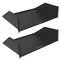 Cmple Wavenet 19Inch Wide 3U Cantilever Rack Mount Shelf, Weight Capacity 50Lb, 