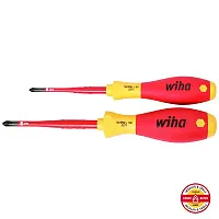 Wiha Insulated Terminal Block Xeno Screwdriver Set  (2 Pice Set)