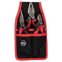 Wiha Industrial Classic Grip Pliers And Cutters Set With Pouch (3 Piece Set)