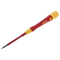 Wiha Insulated Picofinish Precision Slotted Screwdriver: 2.5Mm X 60Mm