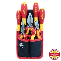 Wiha Insulated Industrial Pliers And Screwdriver Set - 7 Piece Set