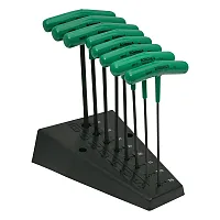 Bondhus Star Tipped T-Handle Set With Stand (8 Piece)