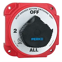 Perko Heavy Duty Battery Selector Switch W/Alternator Field Disc