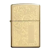 Zippo Windproof Lighter Venetian High Polish Brass (Venetian Bra