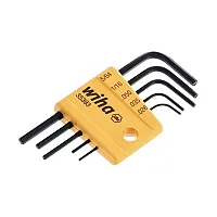 Wiha Mini Sae Short-Arm Hex L-Key Set - 5 Piece Set