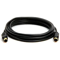 Cmple 354-N S-Video SVideo (SVHS) Gold Plated Cable 4 pin -12 ft