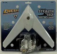 White Stealth 117 Mobile Wing W/Mirror Mount 360117Mw