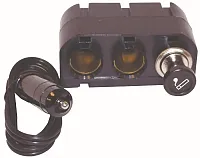 Barjan 3602240 3 Way Socket W/Lighter & 9&#039; Cable