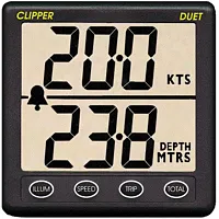 Clipper Duet Instrument Depth Speed Log W/Transducer