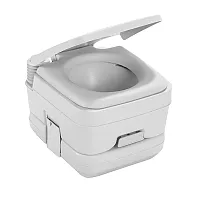 Dometic&trade; 964 MSD Portable Toilet w/Mounting Brackets - 2.5 Gallon - Platin