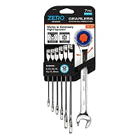Zero Degree Metric Ultra-Precise Gearless Ratchet Wrench Set (7-Piece)
