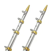 TACO 15&#039; Telescopic Outrigger Poles 1-1/8&quot; - Silver/Gold