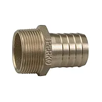 Perko 1-1/4&quot; Pipe To Hose Adapter Straight Bronze Made In The Us
