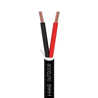 Cmple Outdoor Speaker Wire 14Awg 2C 500Ft White | Cl3R, Ofc | Bare Copper 4044-N