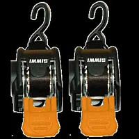 Cargobuckle Mini G3 Retractable Ratchet Tie-Down - 1&quot; X 72&quot; Pair