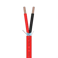 Cmple Fire Alarm Cable 14/2 Bare Copper 14Awg 2 Conductor Shielded Wire - 1000 F