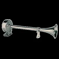 Ongaro Deluxe Ss Single Trumpet Horn - 12V