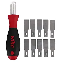 Wiha Universal Razor Edged Scraper Softfinish Handle With Replacement Blades (11