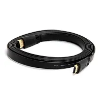 Cmple 435-N HDMI 1.3 Cable FLAT CL2 Rated (Gold Plated) -10ft