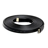 Cmple 437-N HDMI 1.3 Cable FLAT CL2 Rated (Gold Plated) -15ft