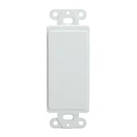 Cmple 438-N Decora Type Blank Wall Plate Insert - White