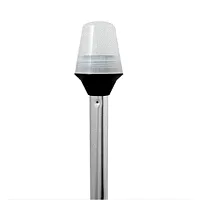 Attwood Frosted Globe All-Around Pole Light w/2-Pin Locking Coll