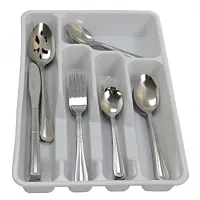 Gibson Home Basic Living Aston 45 Piece Flatware Set with Plastic Tray
