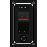 Paneltronics Waterproof Panel - DC Illuminated Rocker Switch& Fu