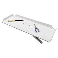 TACO 32&quot; Poly Filet Table w/Adjustable Gunnel Mount - White
